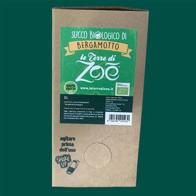 Italienisches Bergamot biologisch 100% Bag in Box 3L Le terre di zoè 1